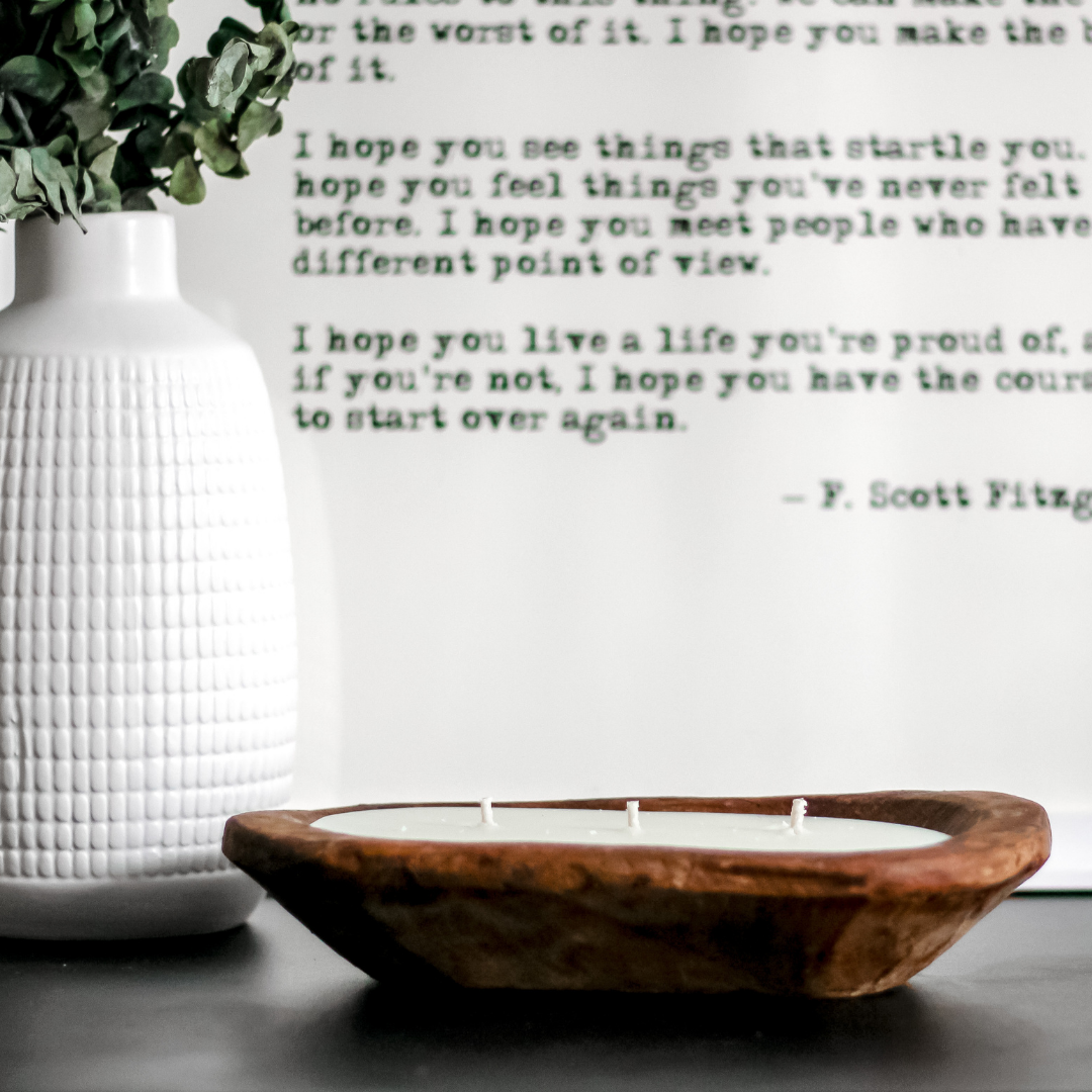 Dough Bowl Candle
