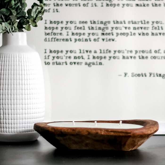 Dough Bowl Candle